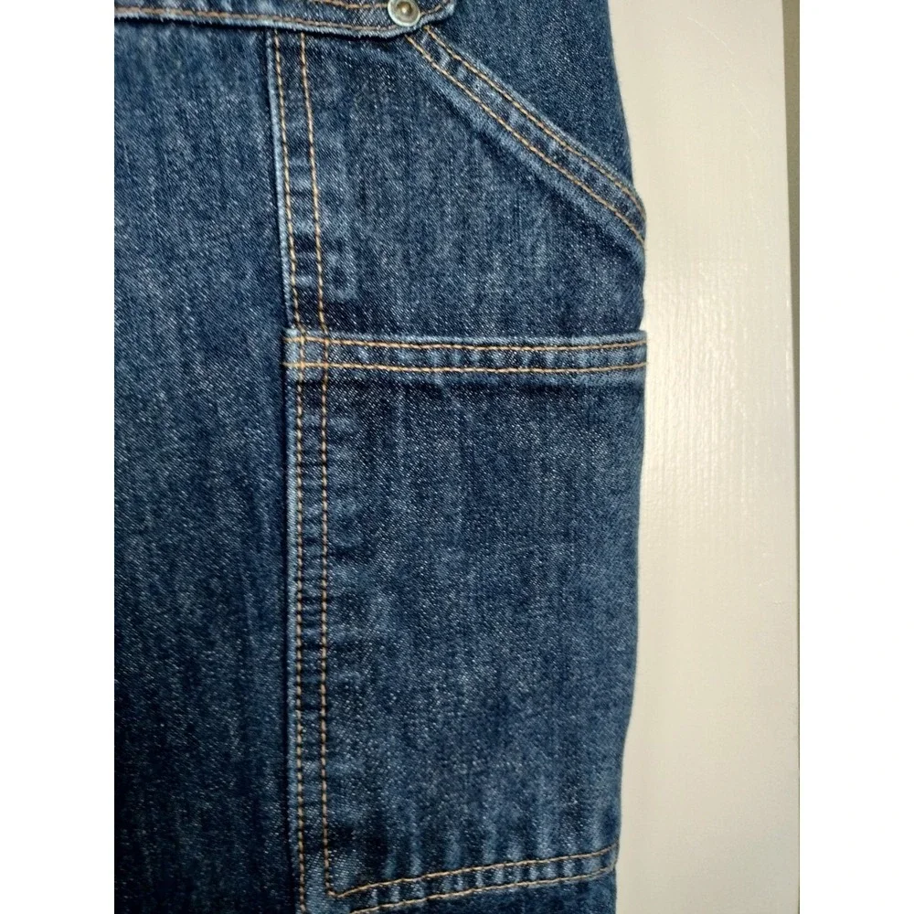 Carhartt Utility Logger Denim Jeans Men 42x32 (31)Relaxed Fit Rugged Flex